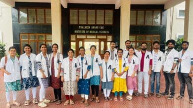 Medical college interns protest over unpaid stipends in Karimnagar, Telangana