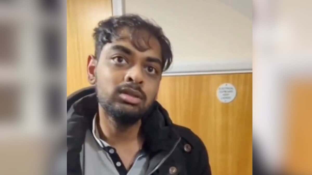 The image displays a picture of Indian student Prajwal Ramanath.