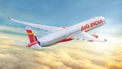 An Air India flight used for representational purpose