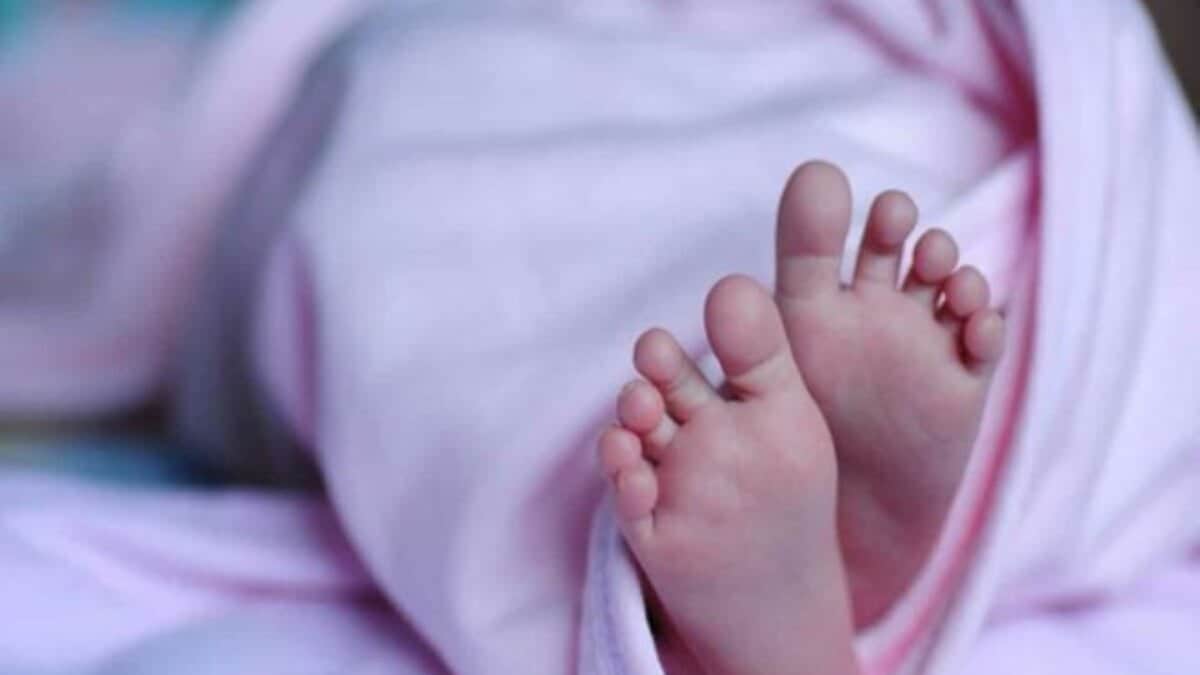 A representational image depicting a newborn baby