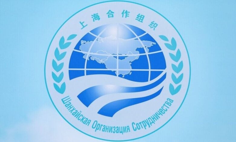 A logo of Shanghai Corporation Organisation