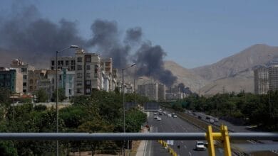 Smoke rises from an oil storage facility after it appeared to have been struck by an Israeli strike in Iran (AP/PTI)