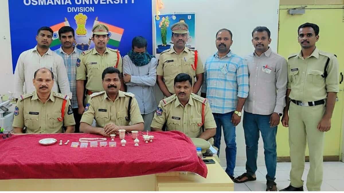 Sriram Narasimha Chary arrested for burglary
