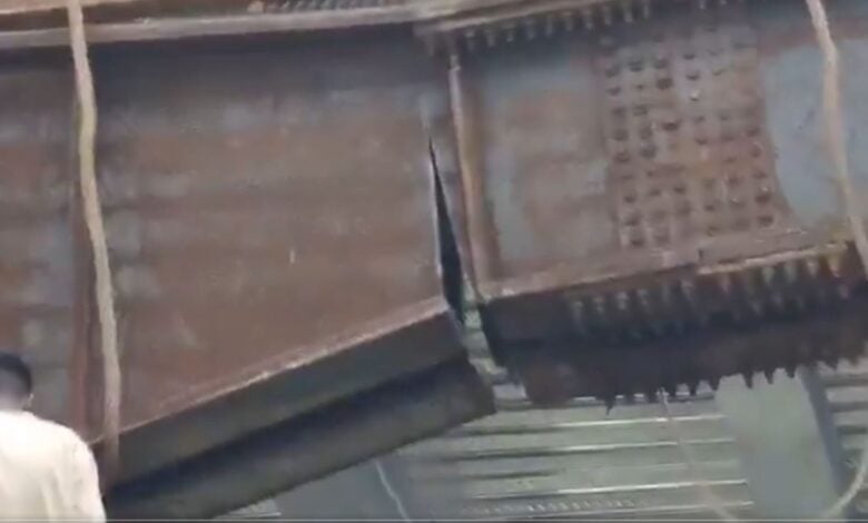 Girder collapses at railway station in Telangana