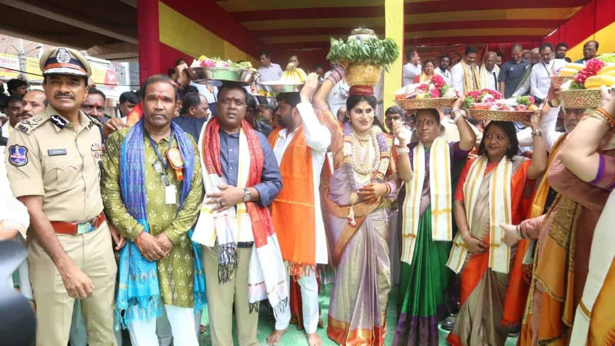 Bonalu festivities began at Golconda on June 22