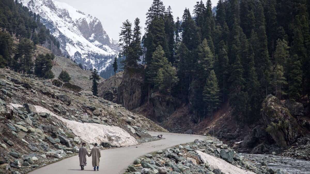 Border areas in Kashmir