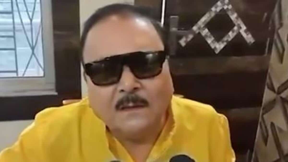TMC MLA Madan Miitra speaks to media