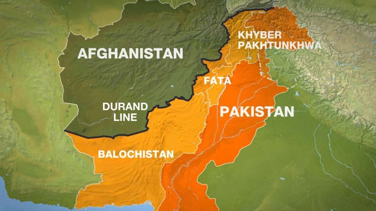 Pakistan Afghanistan map