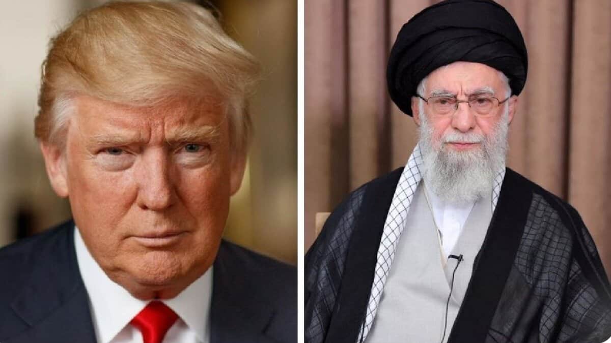 Doanld Trump and Ali Khamenei