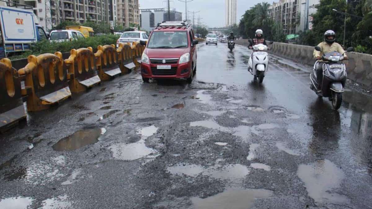 Potholes in Hyderabad