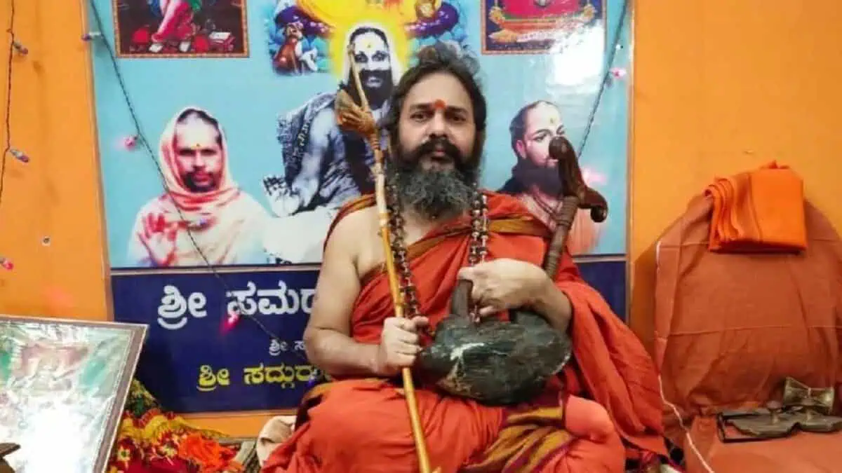 Hindutva priest, Atmananda Saraswati Swamiji