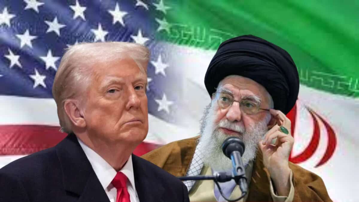 President Donald Trump and Iran Supreme leader Ayatollah Khamenei