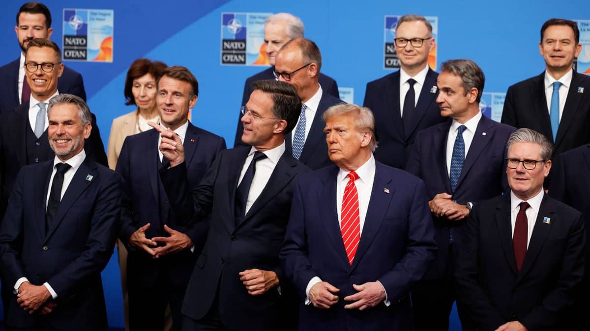 group photo of NATO leaders 2025