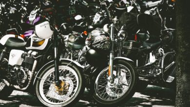 Parked motorcycles in Hyderabad, some of which may be auctioned by city police as part of a drive to dispose of unclaimed vehicles.