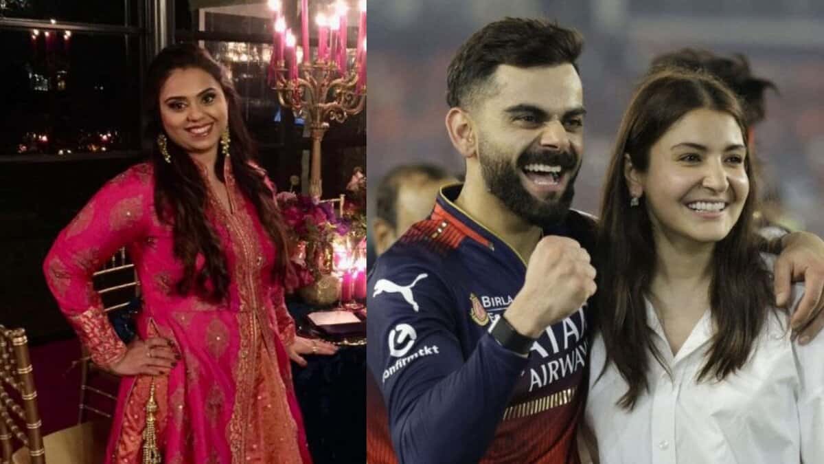 Bhawna Kohli, Virat Kohli and Anushka Sharma