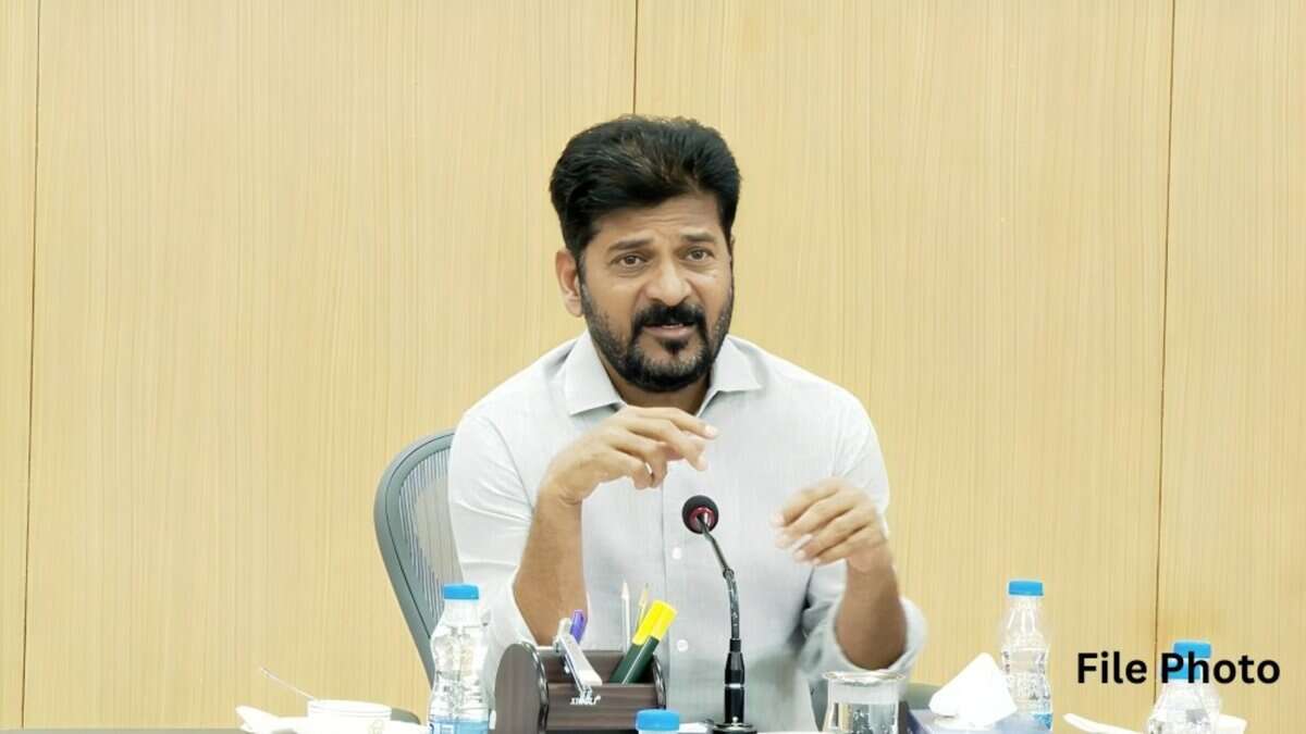 Week after Bakrid violence, Telangana govt sets up cow protection committee. Image of Telangana CM Revanth Reddy