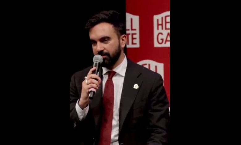 Zohran Mamdani criticizing PM Modi