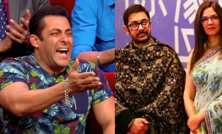 Salman Khan, Aamir Khan and Gauri Spratt