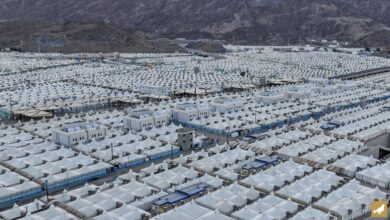 Tents set up at Mina ahead of Haj