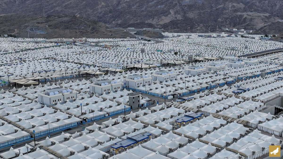 Tents set up at Mina ahead of Haj
