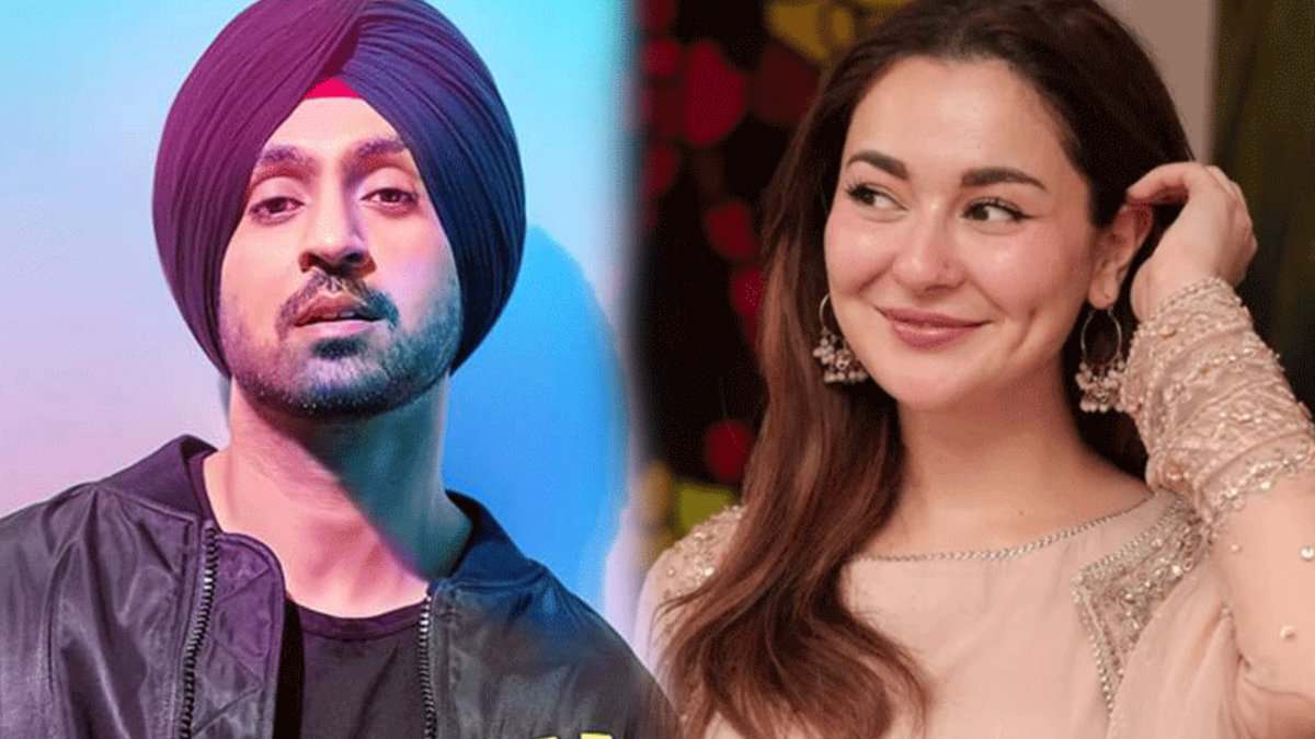 Diljit Dosanjh and Hania Aamir