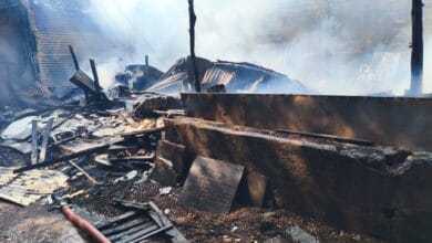Fire breaks out at Moazzam Jahi market