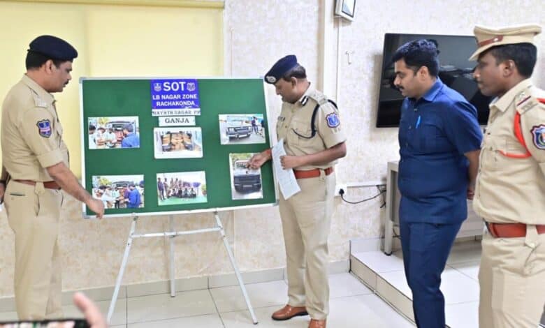 166 kg ganja seized in hyderabad