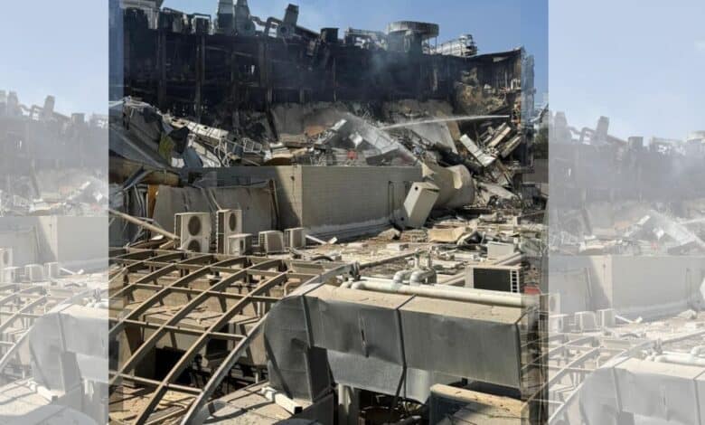 The Weizmann Institute of Science in Tel Aviv destructed after Iran's missile strike