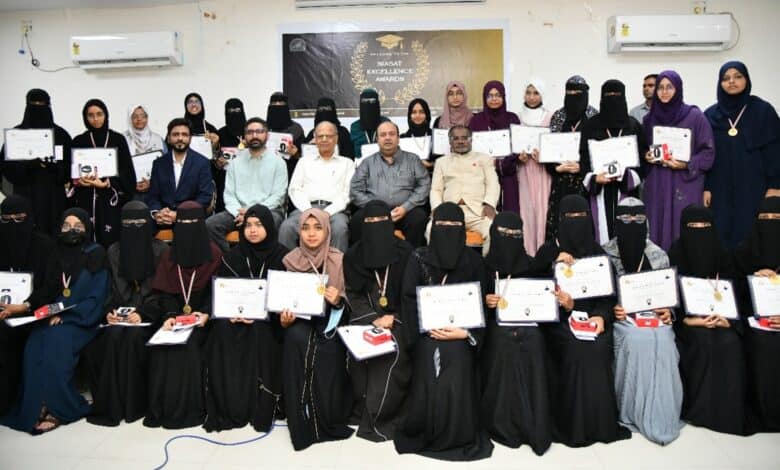 Siasat felicitates inter BiPC students