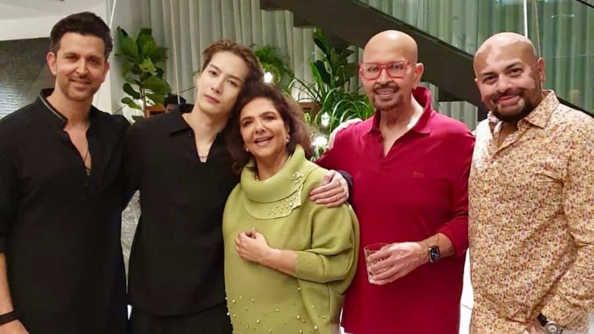 Hrithik, Rakesh Roshan 'welcome' K-pop idol Jackson Wang