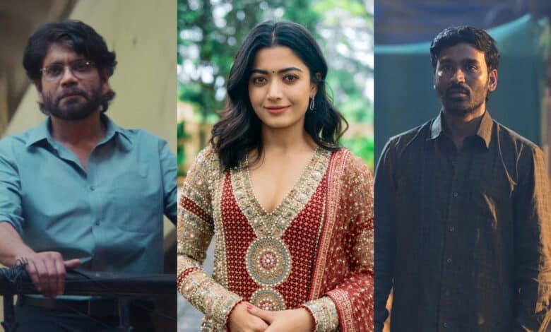 Nagarjuna, Rashmika Mandanna and Dhanush
