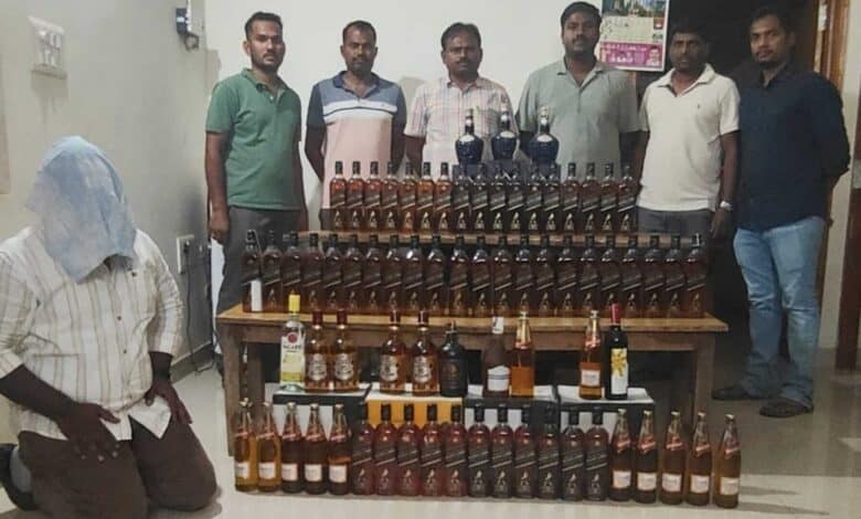 Non-duty-paid liquor seized