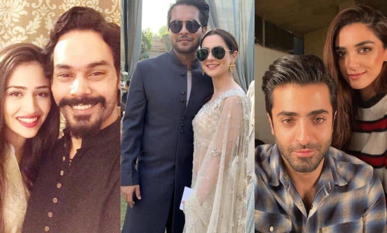 Former Pakistani celebrity couples