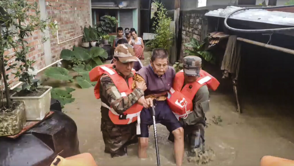 Flood in Manipur
