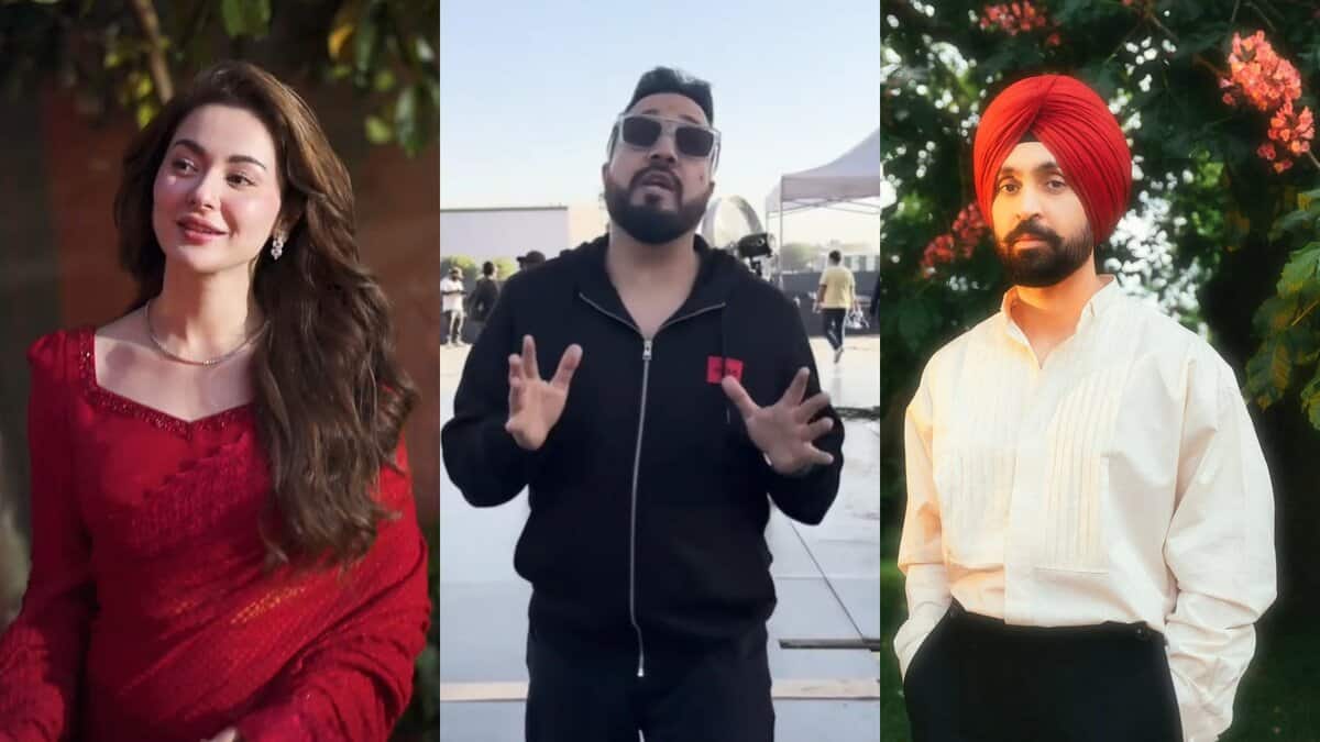 Hania Aamir, Mika Singh and Diljit Dosanjh