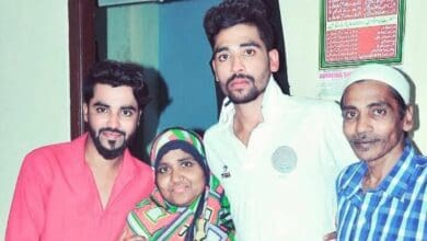 Mohammed Siraj's family