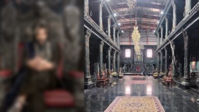 Indian movie set