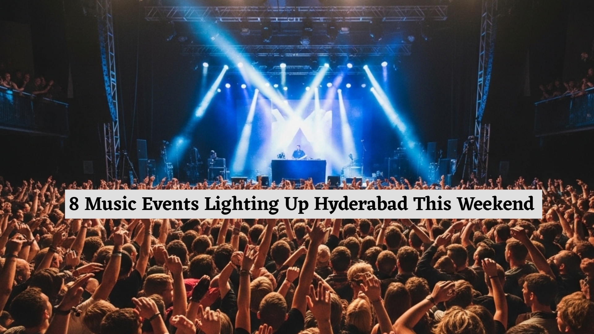 AI Generated image for music event