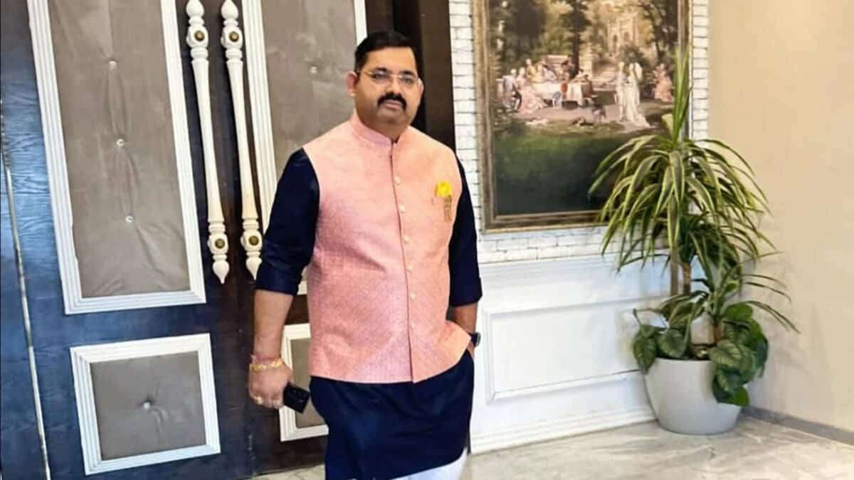 Image of Congress leader Rajesh Soni
