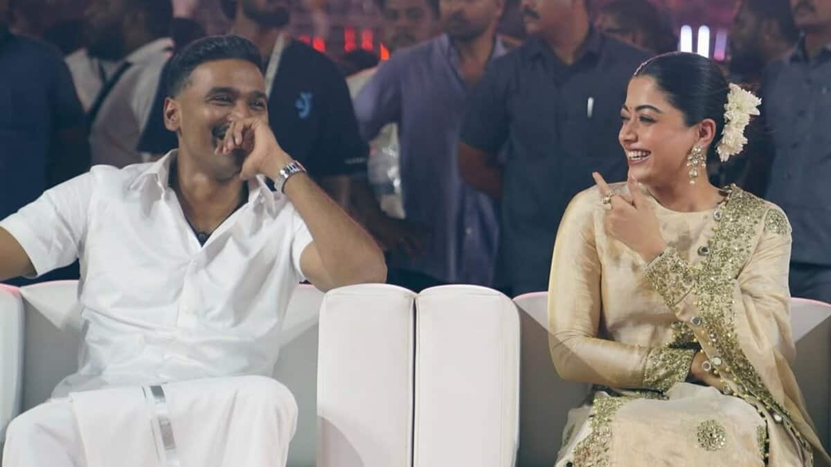 Dhanush and Rashmika Mandanna