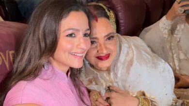 Alia Bhatt and Rekha