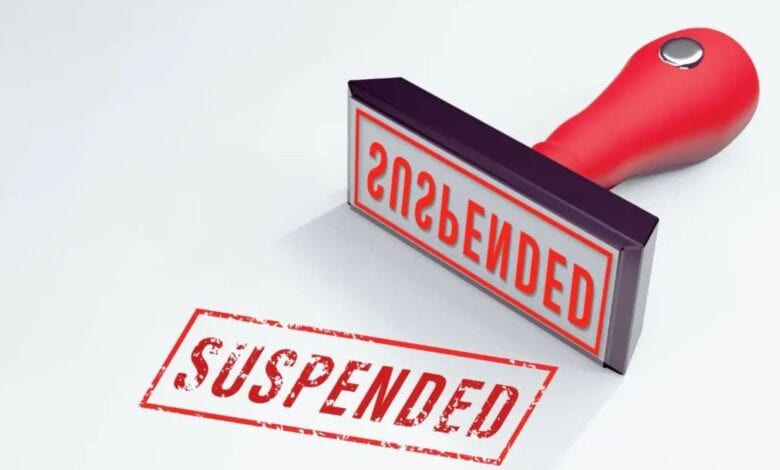 representational image for officer suspneded