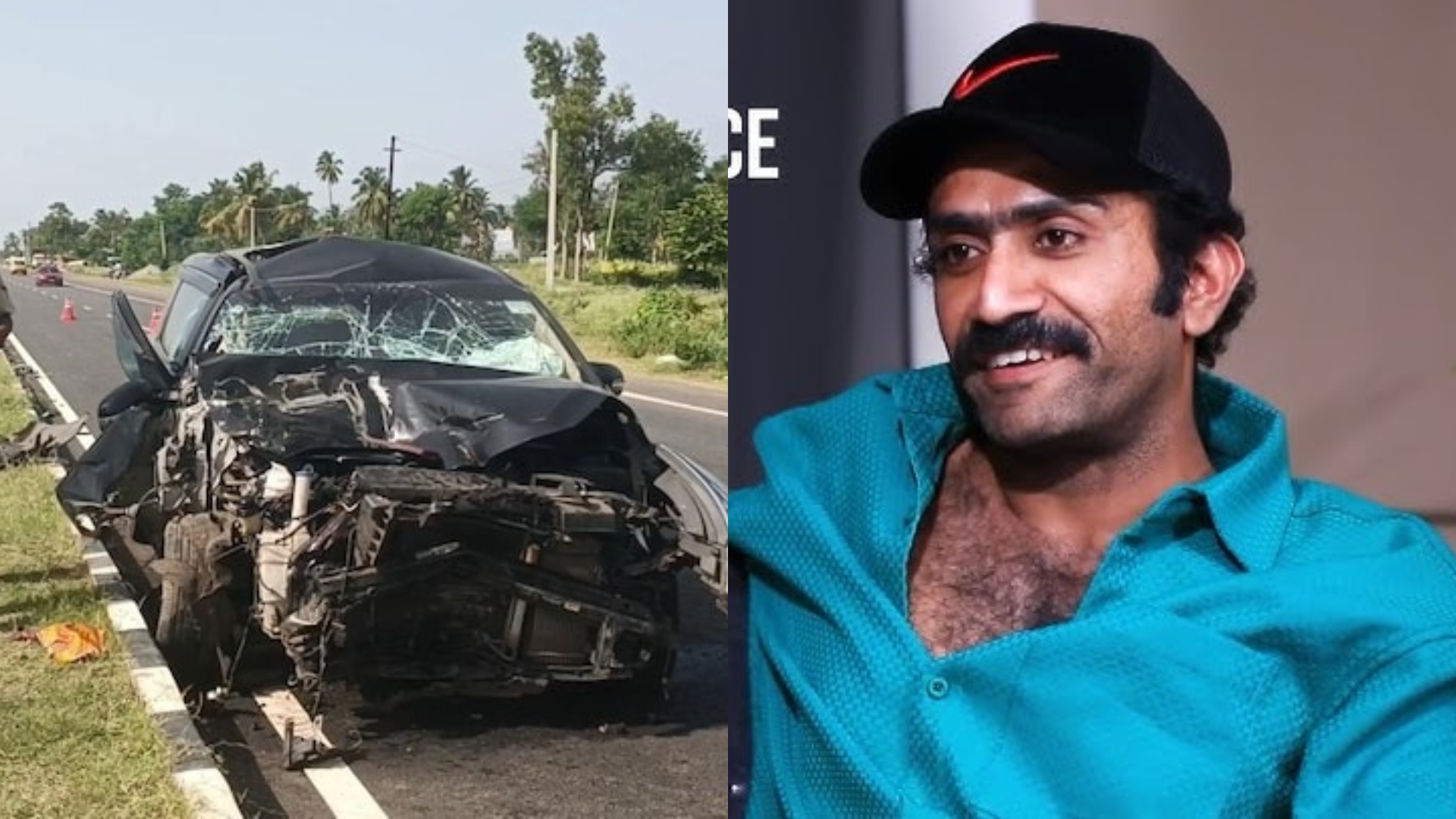Shine Tom Chacko injured car accident