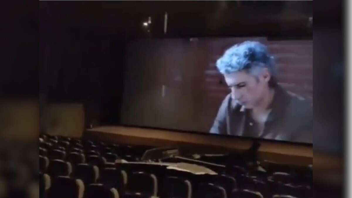 Theatre ceiling collapses in Mahabubabad