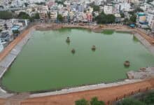 Batukamma Kunta lake restored