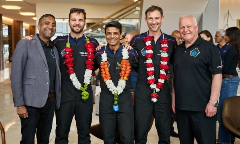 Axiom Space leaders celebrated the arrival of #Ax4 back in Texas.