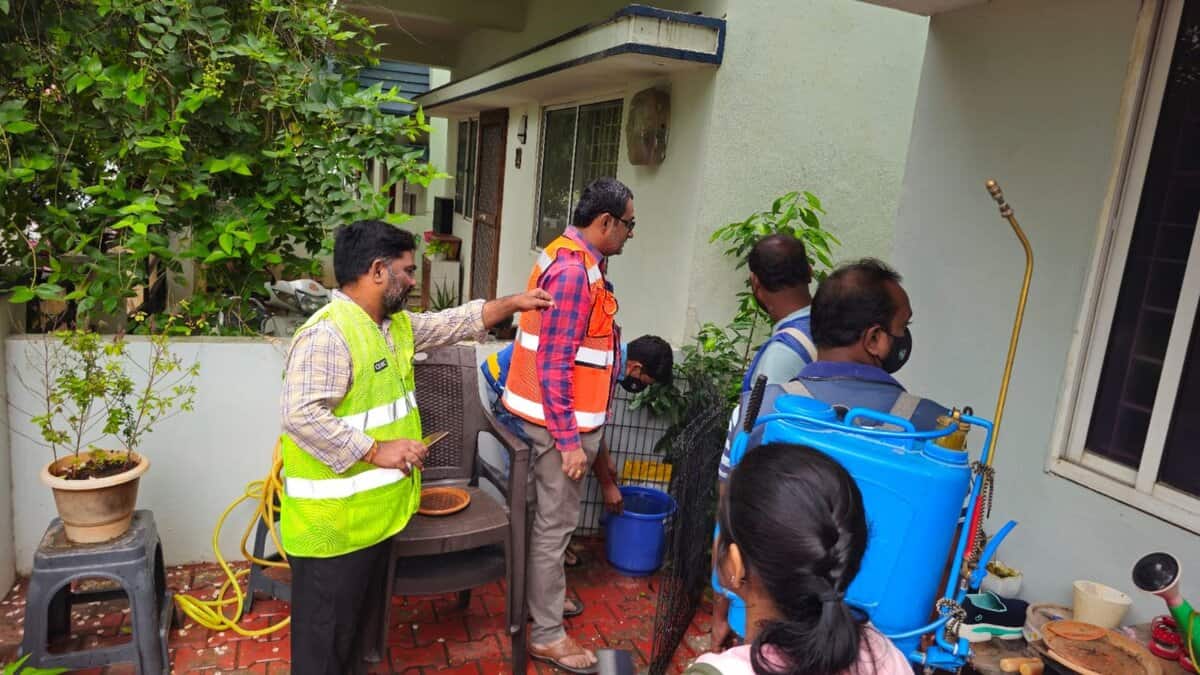 GHMC officials are conducting awareness drives and anti-larval operations to prevent dengue in Hyderabad