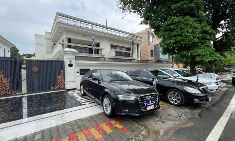 Fake consulate busted in UP fancy cars and luxurious exteriors of the two storied building