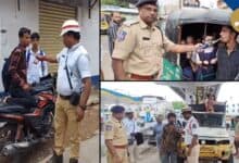 Hyderabad police checks schools’ buses, autos.