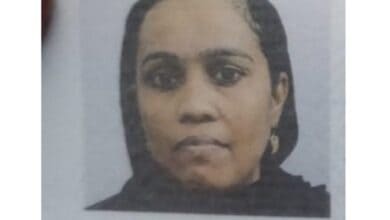 The image of Sajida Begum, Hyderabad woman trapped in Oman due to job scam.